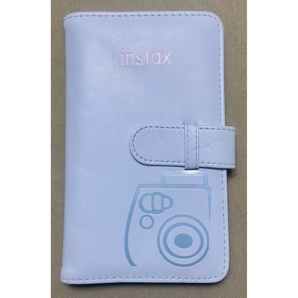 72 Pockets Fujifilm Instax Mini Photo Album- Blue Instant Camera Photo Album